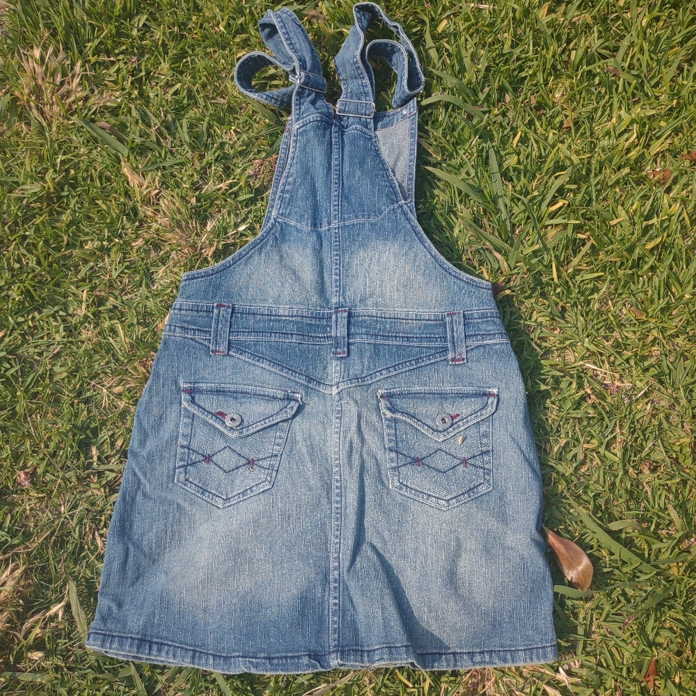 Denim Mudd Juniors Overall Skirt Size 1 - Picture 2 of 14